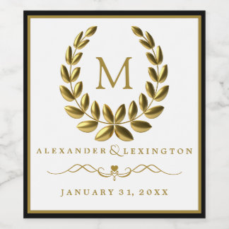 wedding wine labels