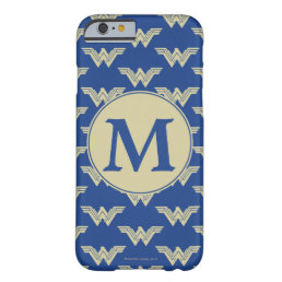 Monogram Wonder Woman Logo Pattern Barely There iPhone 6 Case
