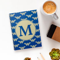 Monogram Wonder Woman Logo Pattern Notebook