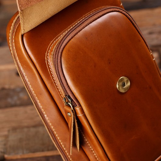 Monogram Wood Box & Leather Shaving & Toiletry Bag (Inside)