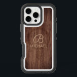 Monogram Wood Grain Timber Personalized Name iPhone 16 Pro Max Case<br><div class="desc">Monogram Wood Grain Timber Personalized Name iPhone 16 Pro Max Case features your monogram and personalized name on a wooden background. Perfect gift for him or her for birthday,  Christmas,  holidays,  Father's Day and more. Created by Evco Studio www.zazzle.com/store/evcostudio</div>