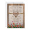 Monogram Wood Hearts with Beautiful Wildflowers