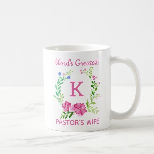 Monogram Worlds Most Amazing Pastors Wife Mug