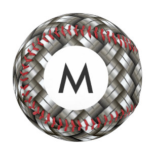 Monogram Woven metal pattern Baseball
