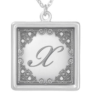 Monogram "X" Necklace