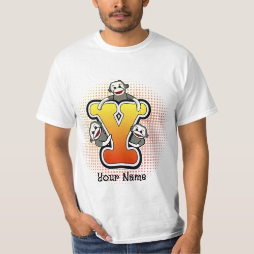 Monogram Y Sock Monkey T_Shirt