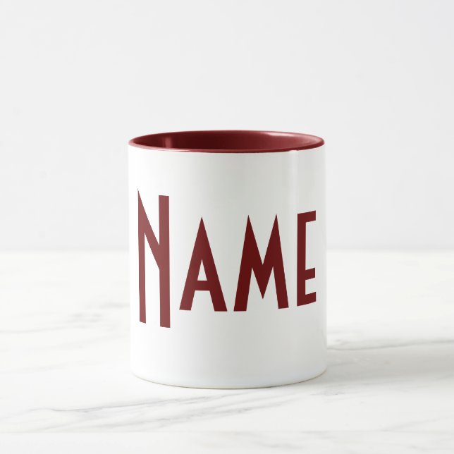 Monogram Your Name Mug (Center)