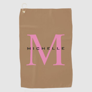 Monogram Your Name Special Gift Beloved Ones Golf Towel