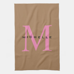 Monogram Your Name Special Gift Beloved Ones Kitchen Towel