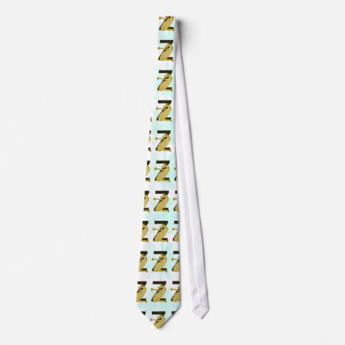 Monogram Z Agile Pony Personalized Tie