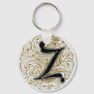 Monogram ‘Z’ in Gold - Keychain