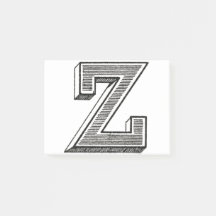 Monogram Z, Letter Z, Alphabet z, Black and White