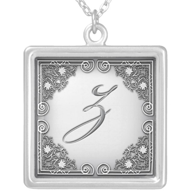 Monogram "Z" Necklace (Front)