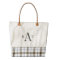 Monogram Zazzle HEART Tote, Leather Handle