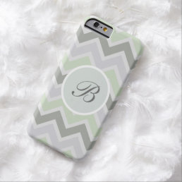 Monogram Zigzag Style Barely There iPhone 6 Case