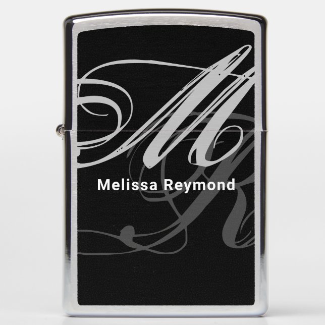 monogram zippo lighter (Front)