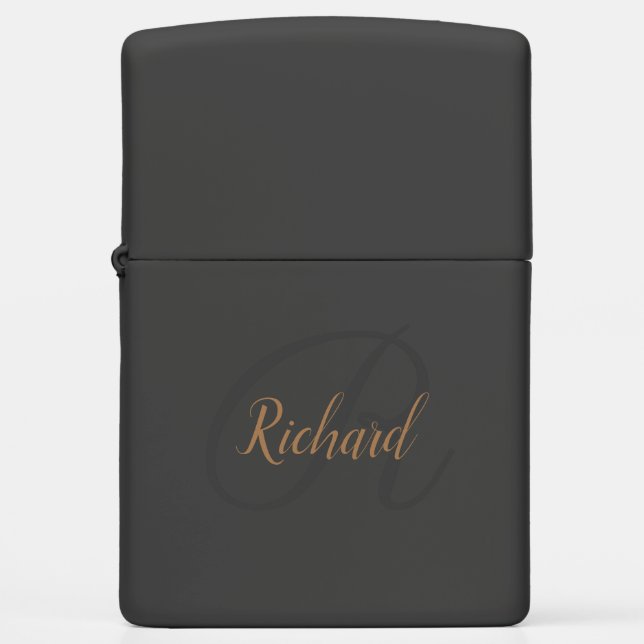 Monogram Zippo Lighter (Front)