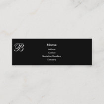 MonogramB business Cards