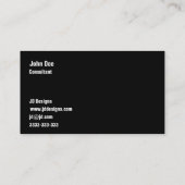MonogramB business Cards (Back)
