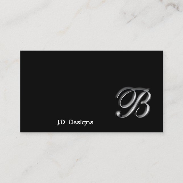 MonogramB business Cards (Front)