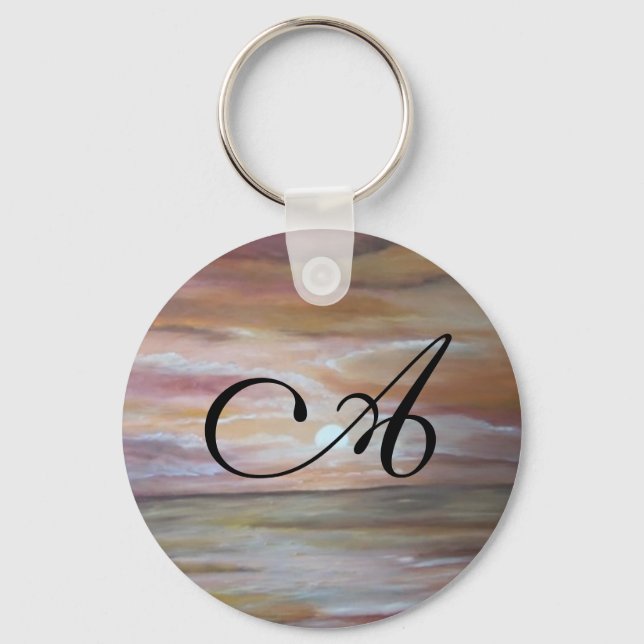 Monograme A Keychain (Front)