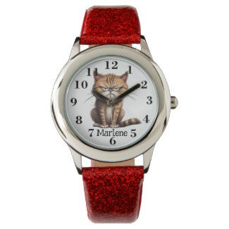 Monogramed Angry Kitty 