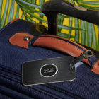 Monogramed Black Brushed Aluminum Texture 2