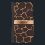 Monogramed Brown & Copper Leopard Animal Print Wallet Phone Case For Samsung Galaxy S4<br><div class="desc">Elegant brown and copper tone leopard print with metallic copper accents and customizable monogram. If you need any help customizing,  changing color,  or anything else to any of my designs,  contact ArtOnWear designer. Free text formatting with live help available by request.</div>