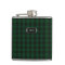 Monogramed Clan Graham Tartan Plaid Flask