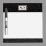 Monogrammed 3-Letter Executive Men's Personalized Dry-Erase Board