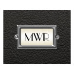 Monogrammed 3-Letter Executive Men's Personalized Flyer