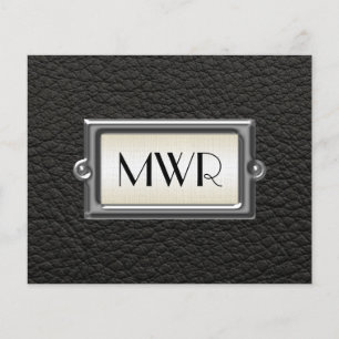 Monogrammed 3-Letter Executive Men's Personalized Flyer