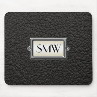 Monogrammed 3-Letter Executive Men's Personalized Mouse Pad