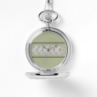 Monogrammed Abstract Daisy Flower Yellow Grey