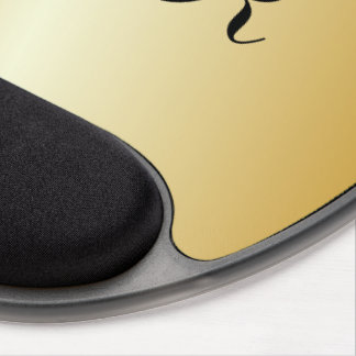 Monogrammed Acoustic Guitar Gel Mouse Pad