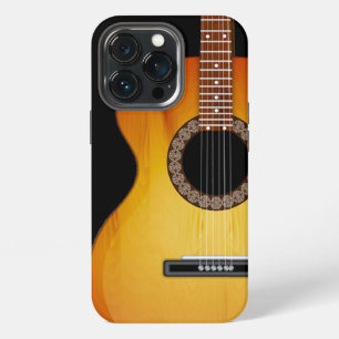 Monogrammed Acoustic Guitar iPhone 13 Pro Case