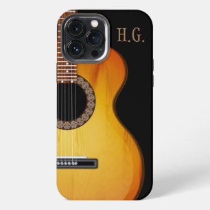 Monogrammed Acoustic Guitar iPhone 13 Pro Max Case