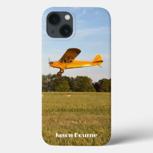 Monogrammed Airplane Flying Photo,Aviation,Cool iPhone 13 Case