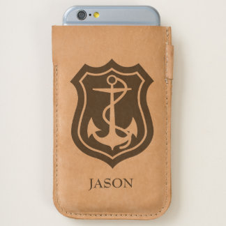 Monogrammed Anchor And Rope iPhone 6/6S Case