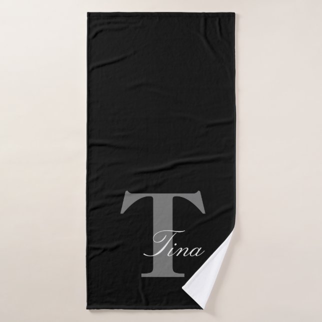 Monogrammed and Personalized Bath Towel (Bath Towel)