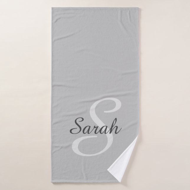 Monogrammed and Personalized Bath Towel (Bath Towel)