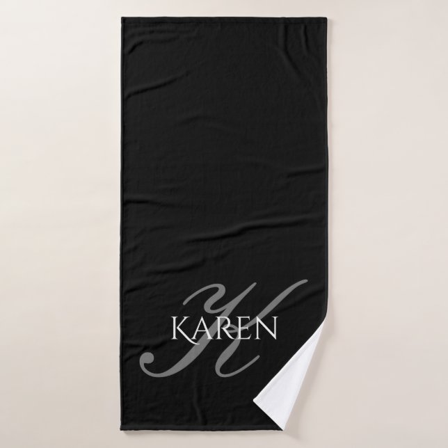 Monogrammed and Personalized Bath Towel (Bath Towel)