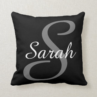 Monogrammed and Personalized Throw Pillow