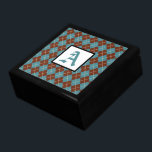 Monogrammed Argyle Keepsake Box<br><div class="desc">Argyle and a monogram letter give this wooden box retro style. Use this monogrammed box as a jewelry box, trinket box, gift box, gift, keepsake box, decor, art, Christmas box, etc... .Personalize this box by changing the monogram letter to suit your needs. This monogrammed box is great for men or...</div>