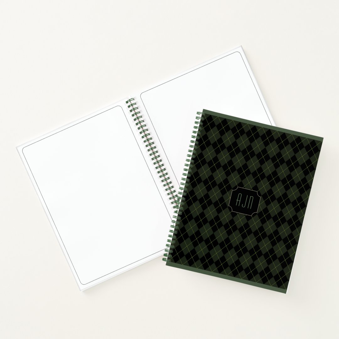 Monogrammed Art Sketchbook Journal (Inside)