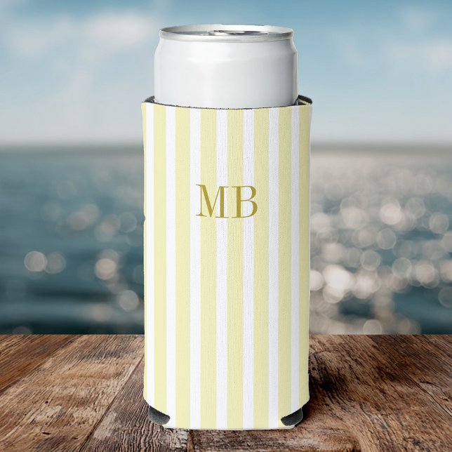 Monogrammed Bachelorette Party Favor Bridal Party  Seltzer Can Cooler (Creator Uploaded)