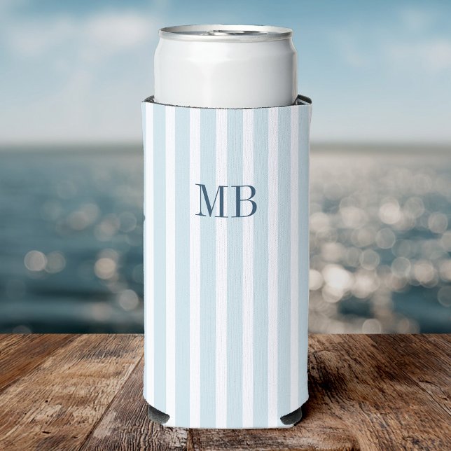 Monogrammed Bachelorette Party Favor Bridal Party Seltzer Can Cooler (Creator Uploaded)