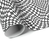 Black and White Gingham Wrapping Paper