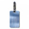 Monogrammed Blue Glitter Drip Brushed Metal