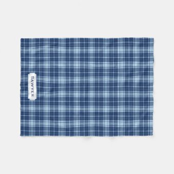 Monogrammed Blue Plaid Rustic Preppy Pattern Cozy Fleece Blanket Zazzle monogrammed-blue-plaid-rustic-preppy-pattern-cozy-fleece-blanket-zazzle